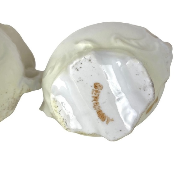 Antique Sugar Creamer Set Marked Germany Gold Trim Ornate - Picture 8 of 10